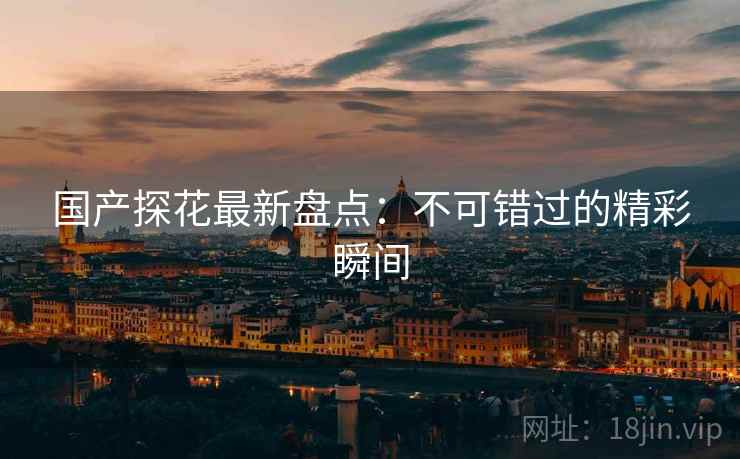 国产探花最新盘点：不可错过的精彩瞬间  第2张