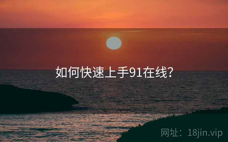 如何快速上手91在线？