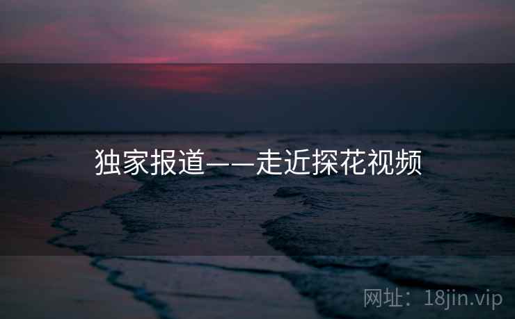 独家报道——走近探花视频  第2张