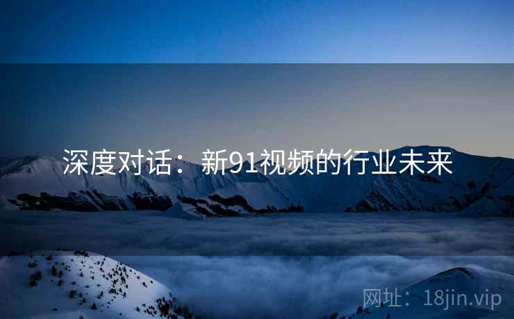 深度对话：新91视频的行业未来  第2张
