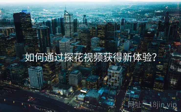 如何通过探花视频获得新体验？  第2张