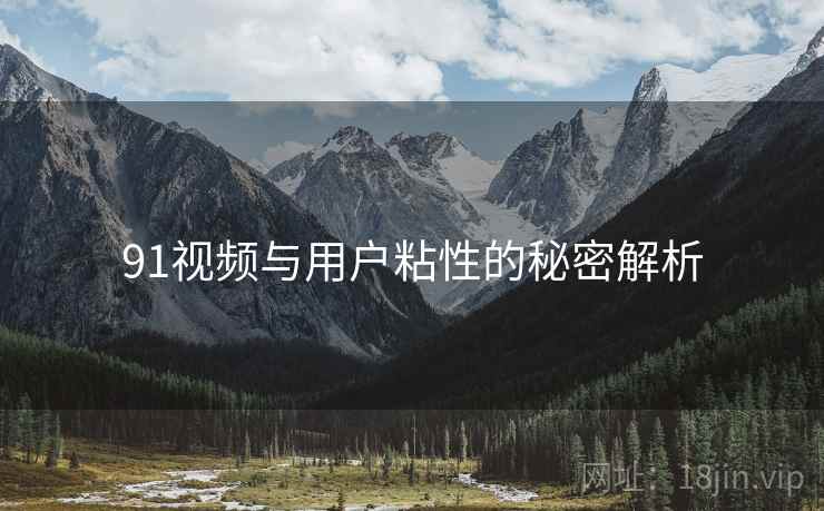 91视频与用户粘性的秘密解析  第1张