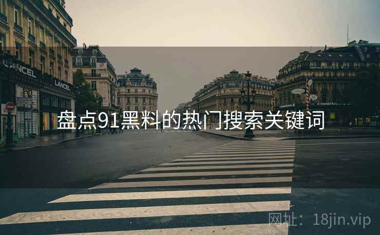 盘点91黑料的热门搜索关键词  第2张